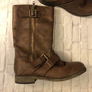 Zodiac Size 3 Riley Brown Riding Boot By Zodiac